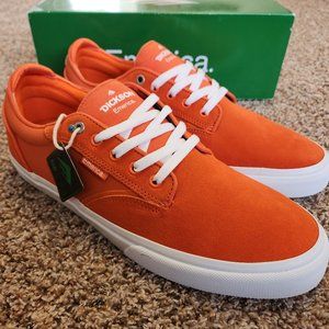 Emerica. Dickson Skate Shoes Size 12 Orange White NEW